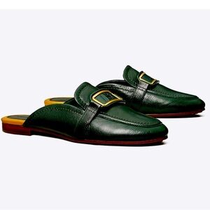 Tory Burch Georgia Backless Leather Loafers